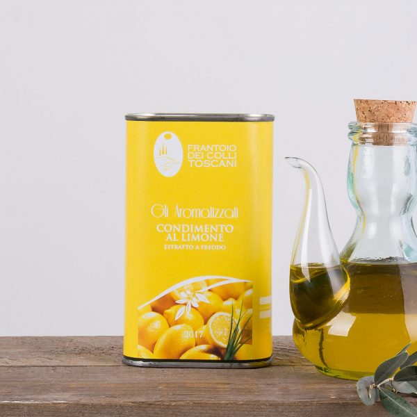 Olio aromatizzato condimento al limone 500ml