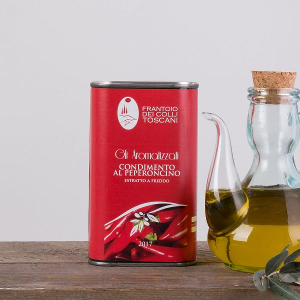 Olio aromatizzato condimento al peperoncino 500ml