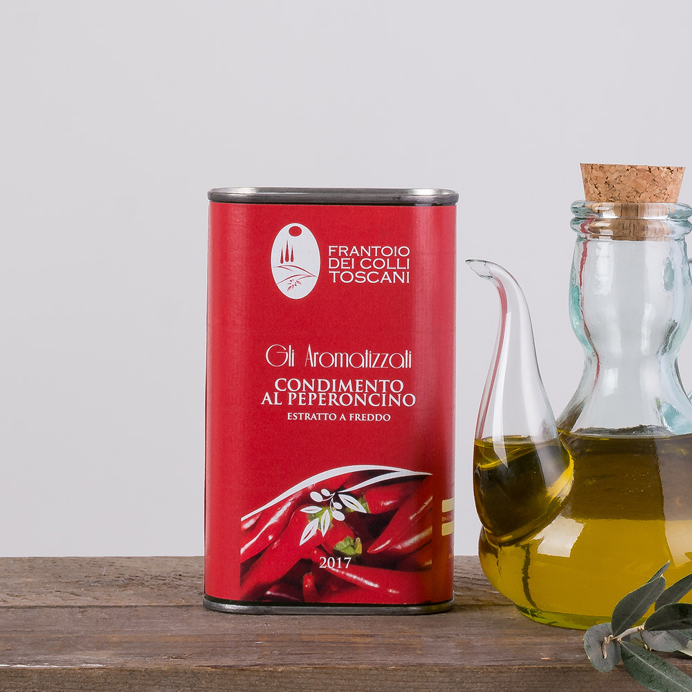 Olio aromatizzato al peperoncino 500ml